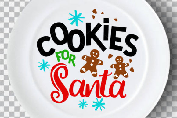 Cookies for Santa Christmas Eve Decor: Festive Illustrations