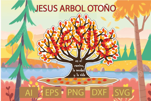 Jesús Árbol Otoño: A Seasonal T-Shirt Designs Gem