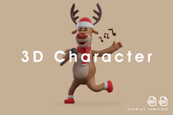 Review: 3D Christmas Deer Cartoon Sing a Song Design