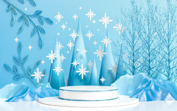 Review: Winter Merry Christmas Luxury Podium Design