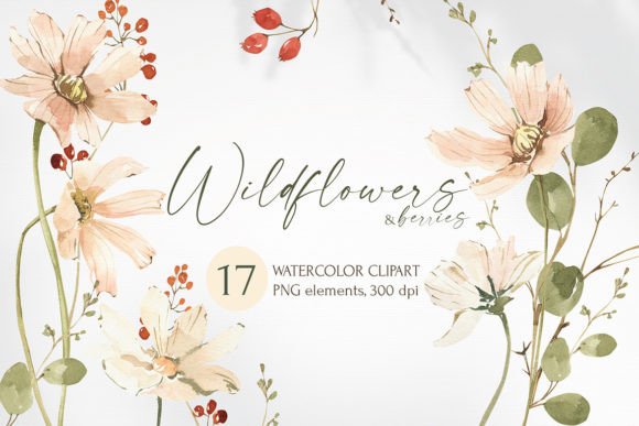 Watercolor Wildflowers: Fresh Illustrations for Blogs